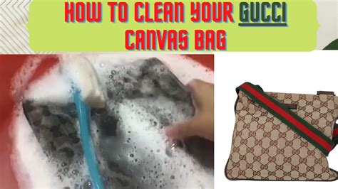 how to clean gucci bag leather|repairing vintage gucci handbag.